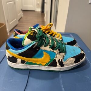 Nike Multicolor Sneakers with Yellow Swoosh